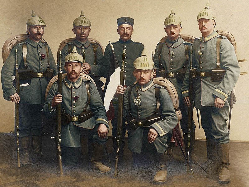 Die deutsche Armee in den Jahren 1914-1918
